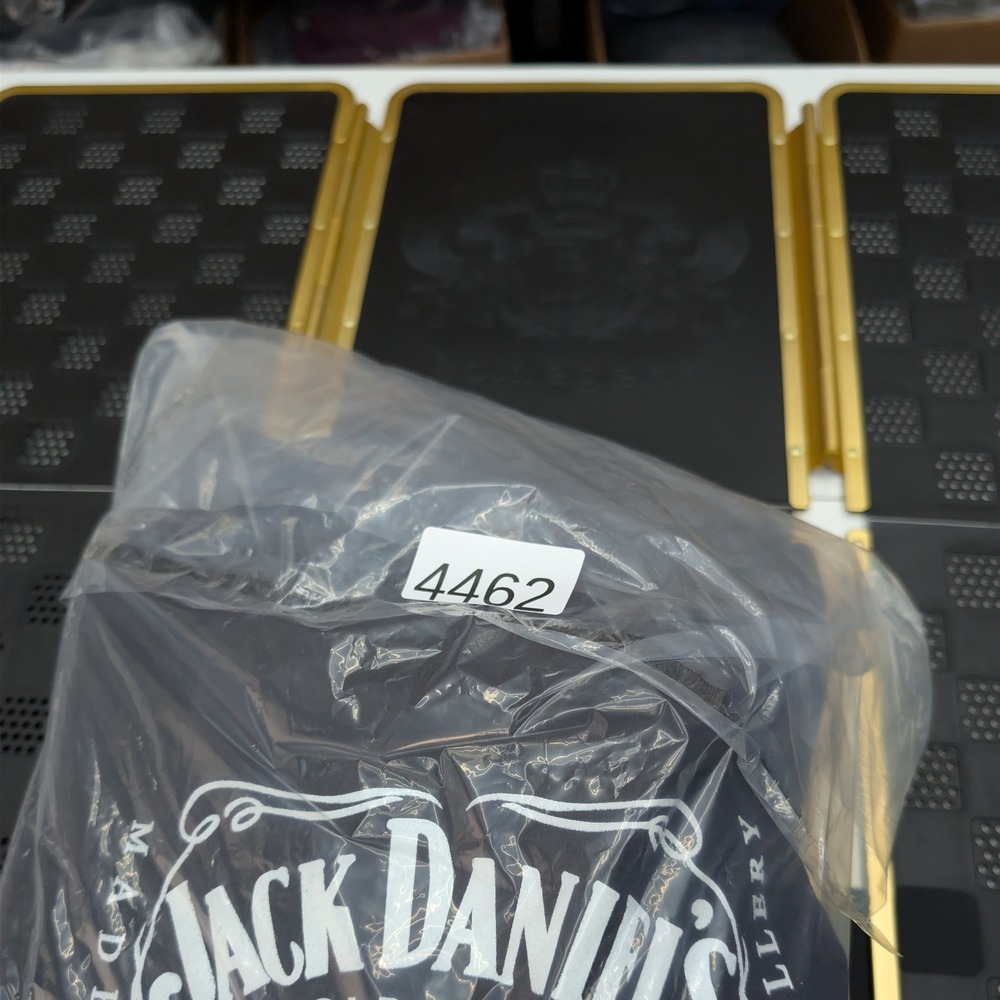 VTG Jack Daniels Whiskey Hoodie Men's 2XL Black Boxy Alcohol Promo Graphic Y2K - Picture 8 of 8